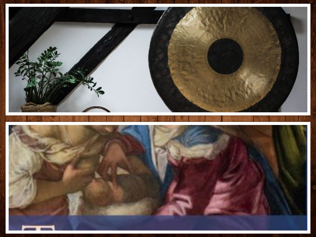 gong e dettaglio quadro Tintoretto