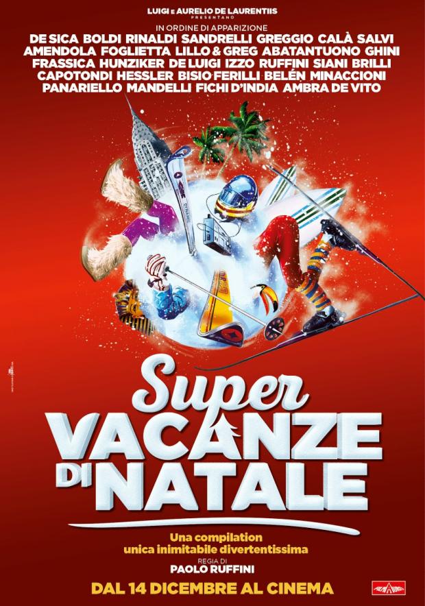 Locandina super vacanze di Natale