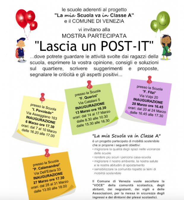 Bacheca con post-it