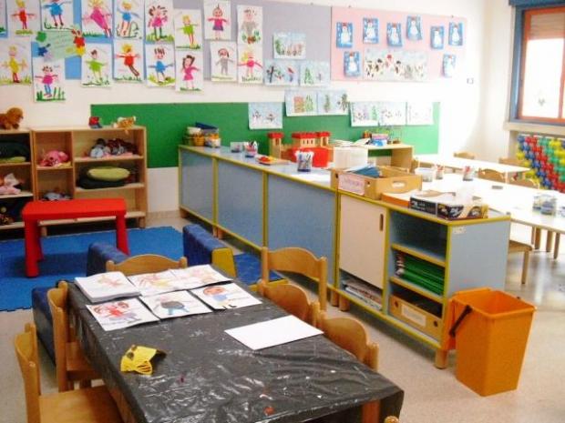 Interno della scuola G. Rodari