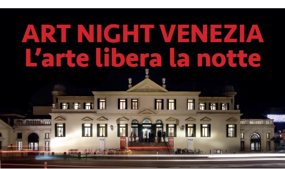 volantino per Art Night Venezia di VEZ
