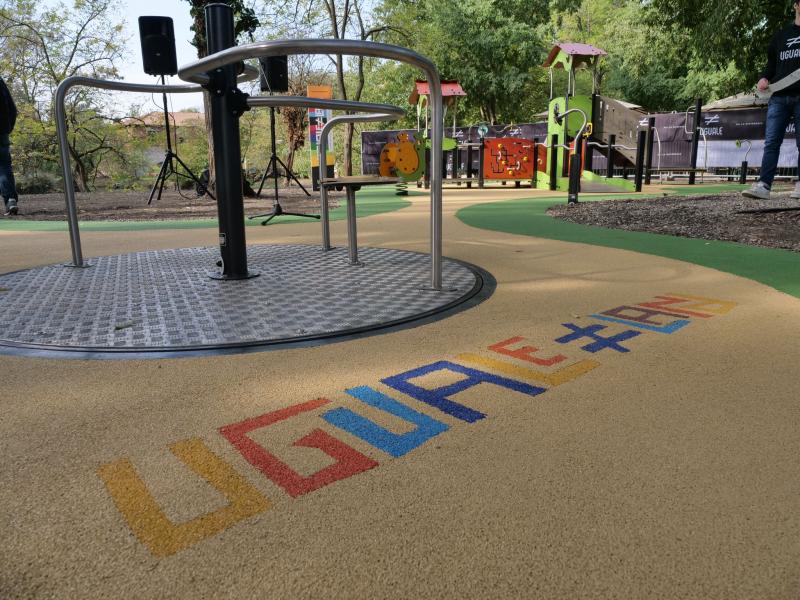 A Forte Marghera un nuovo parco giochi inclusivo e accessibile a tutti - dettaglio
