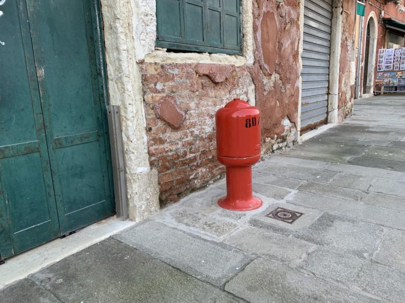 Idrante per la rete antincendio a Venezia 