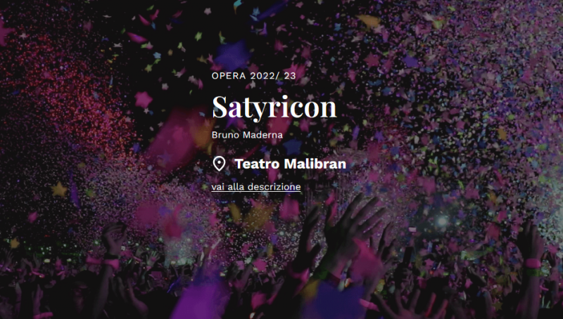 Satyricon in promozione