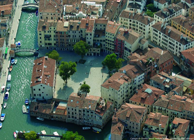 veduta aerea del Ghetto di Venezia
