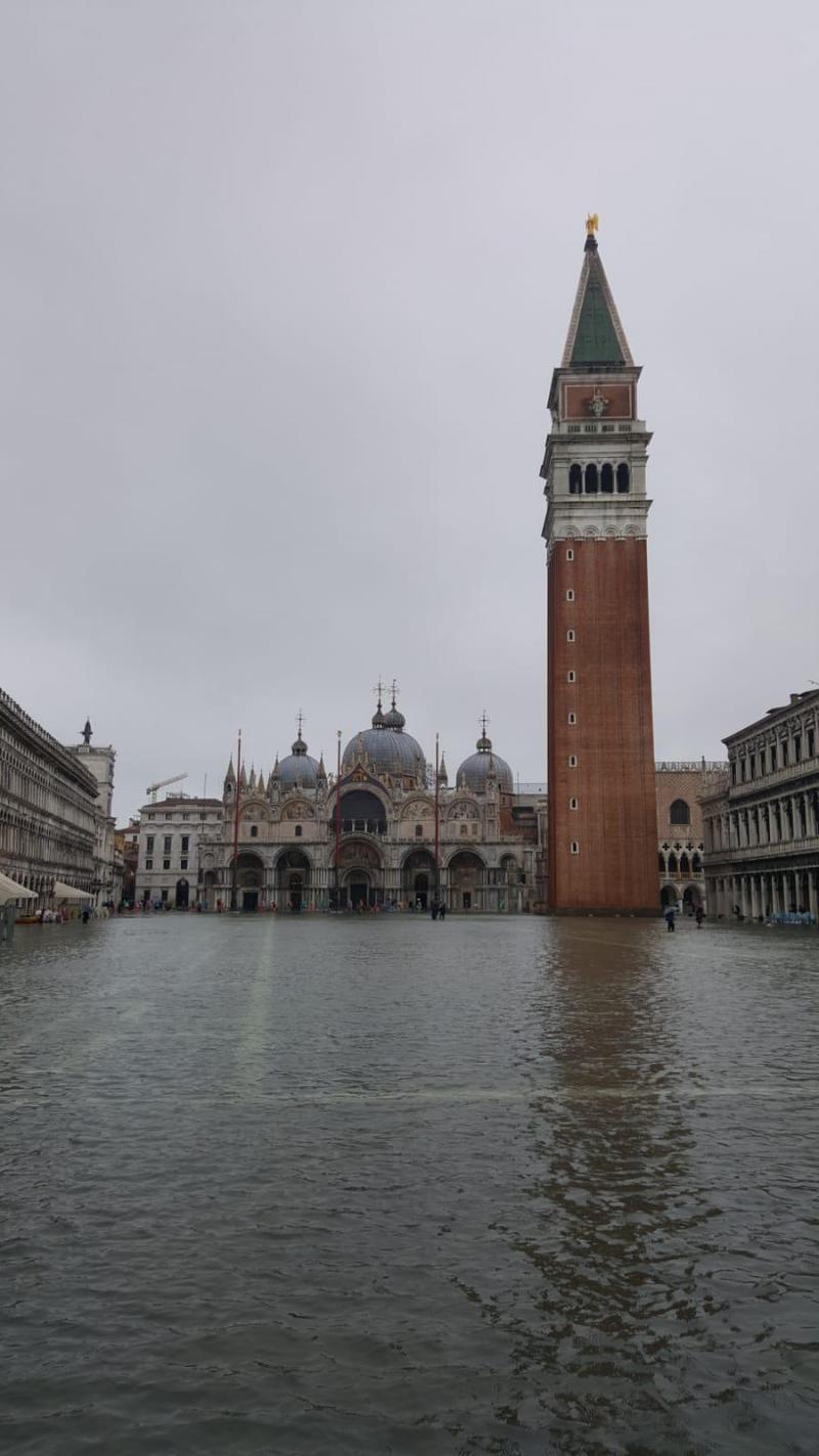 acqua alta in piazza San Marco
