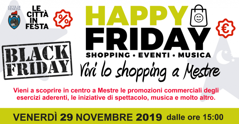 immagine “Happy Friday” speciale “Black Friday”