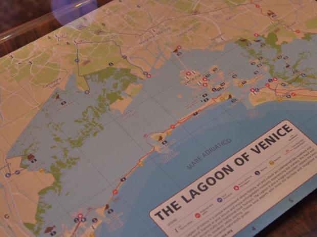 mappa laguna di Venezia