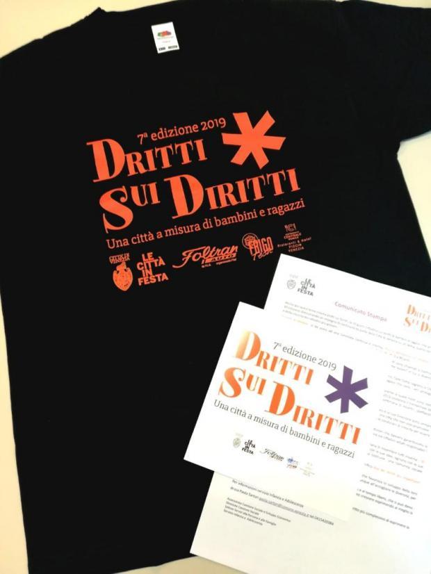 maglietta Dritti sui diritti