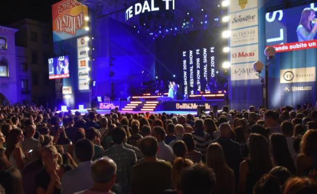 Festival show in piazza Ferretto
