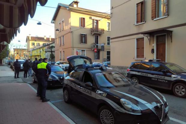 un momento dell'operazione
