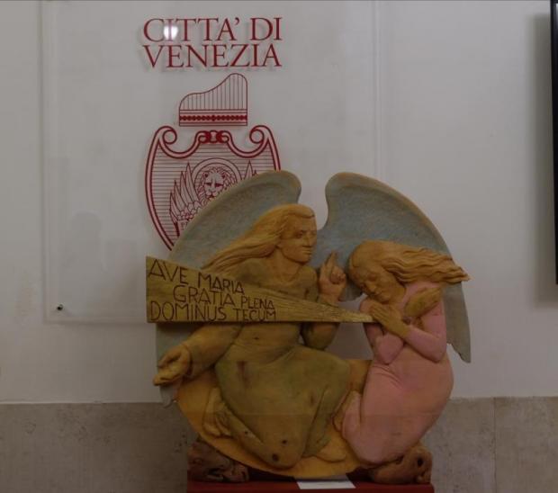 Uno dei presepi in esposizione