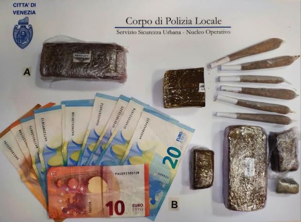 la droga sequestrata