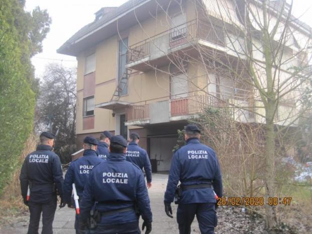 un momento dell'operazione