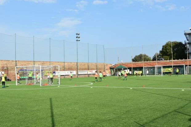 Il campo da calcio