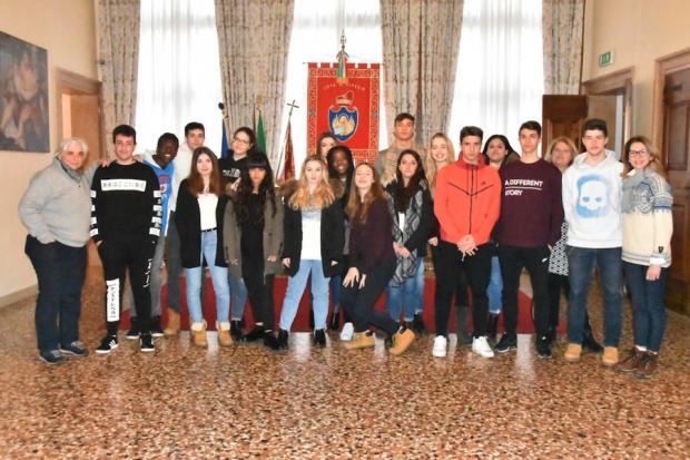 foto ricordo della visita