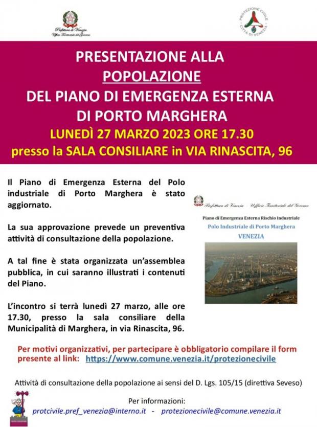 il volantino dell'incontro del 27