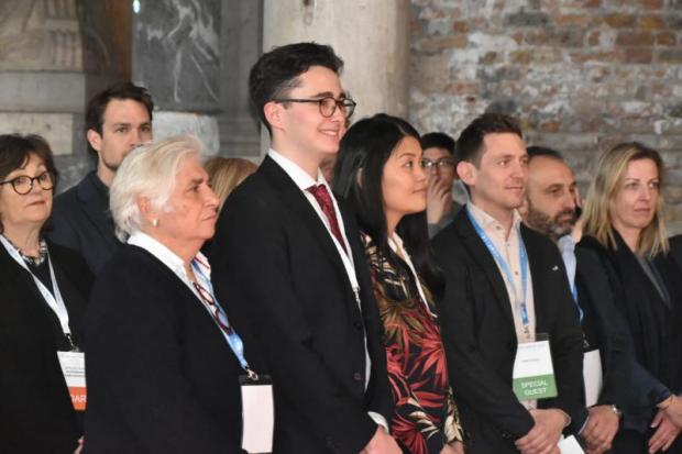 un momento dell'inaugurazione