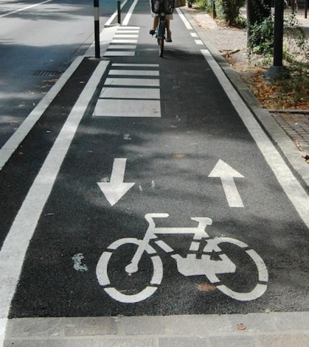 una pista ciclabile