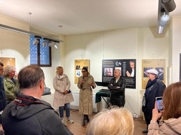 un momento dell'inaugurazione