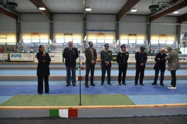 un momento dell'intervento della Pesce
