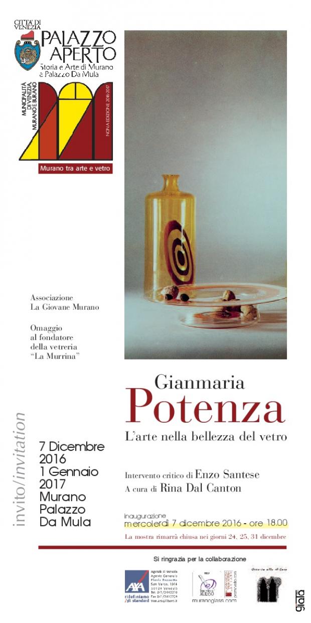 Locandina della mostra G. Potenza