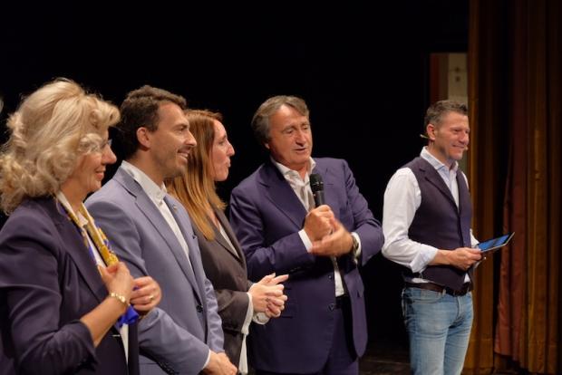 un momento dell'intervento del sindaco
