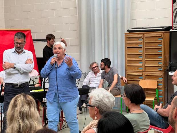 un momento dell'intervento della Mar