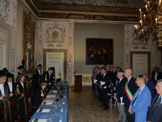 un momento della cerimonia