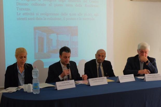 un momento della conferenza stampa