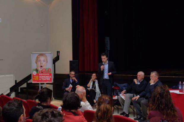 un momento della conferenza stampa