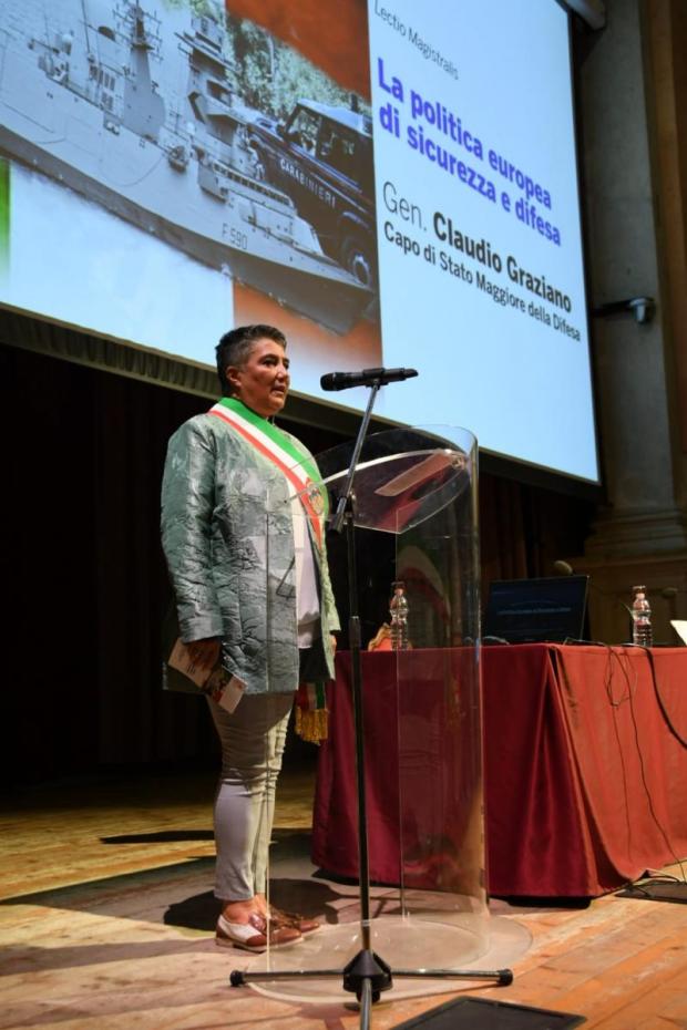 un momento dell'intervento della Colle