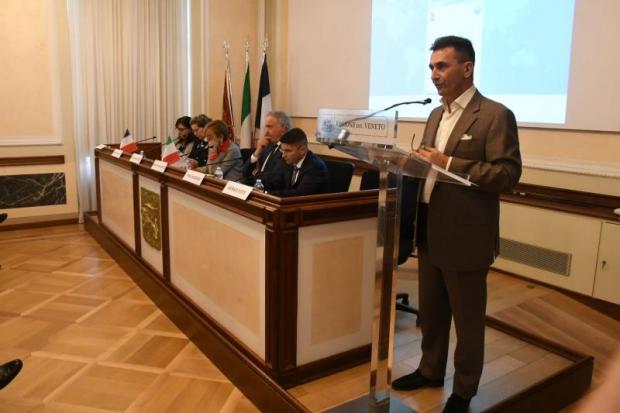 un momento dell'intervento di D'Este