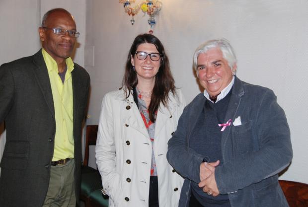 L'assessore Mar con Julie Egan e Maurice Cox