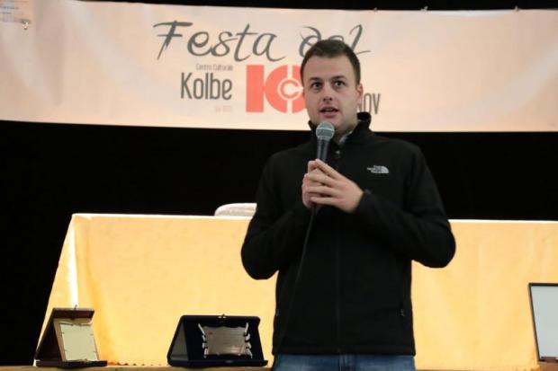 un momento dell'intervento di Venturini