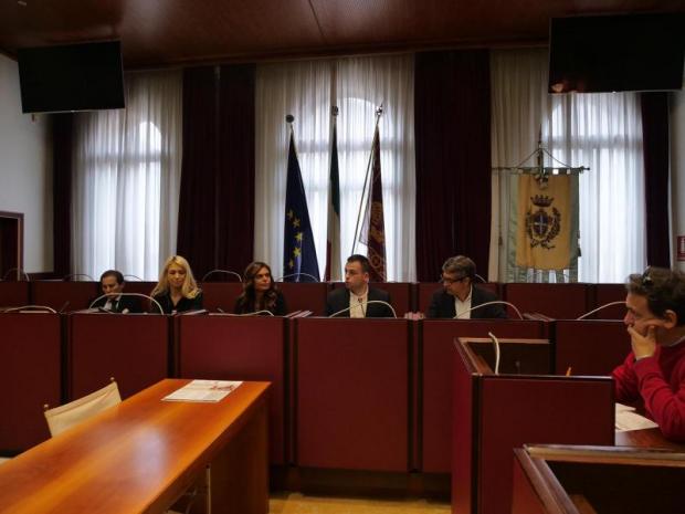 un momento della conferenza stampa