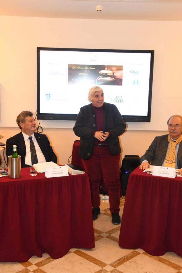un momento dell'intervento dell'assessore