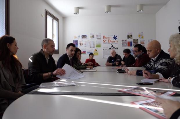 un momento della conferenza stampa