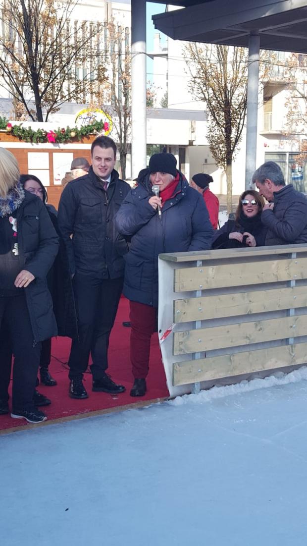 Un momento dell'inaugurazione