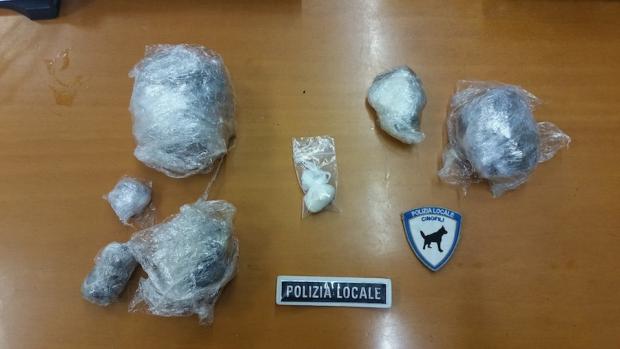 la droga sequestrata
