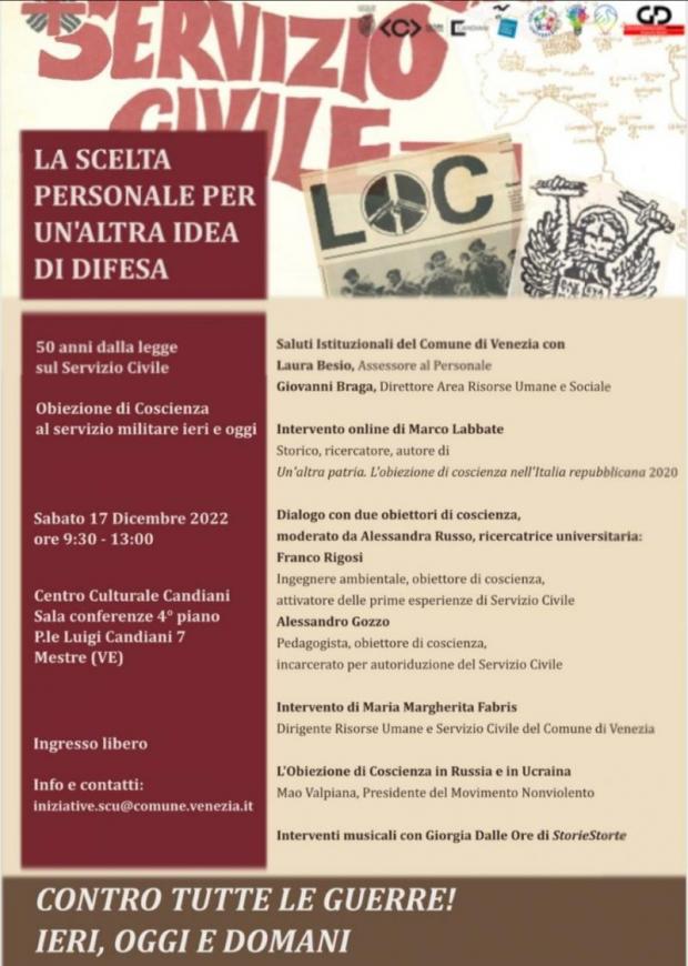 la locandina dell'evento