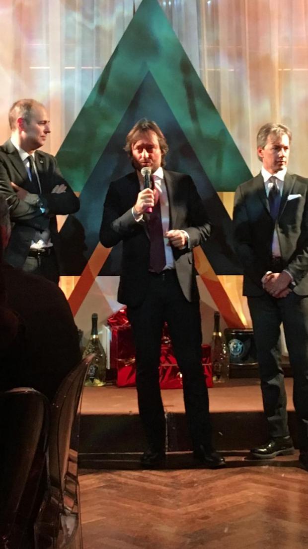 un momento dell'intervento di Romor