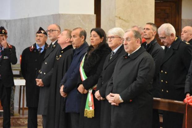 L'assessore Pesce alla celebrazione