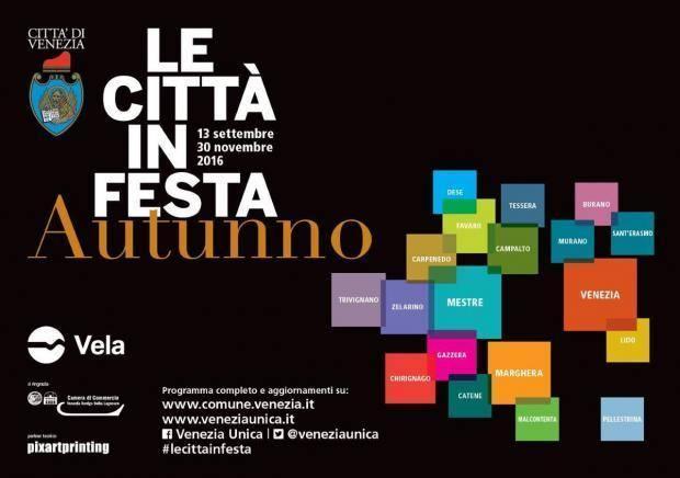 Locandina sulle Città in festa
