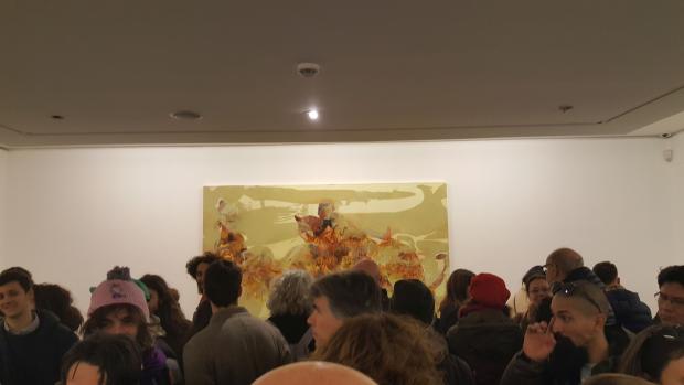 L'inaugurazione della Collettiva