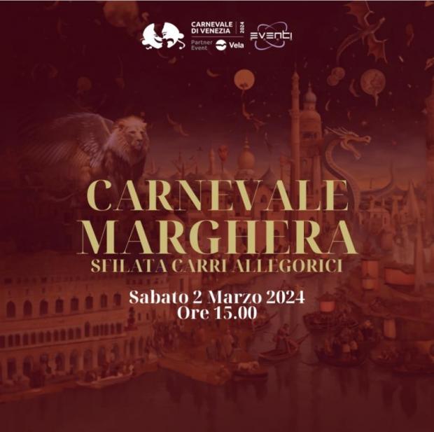 Grafica con titolo dell'evento e informazioni