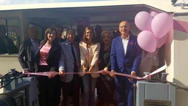 L'inaugurazione del Vaporetto Rosa