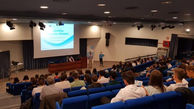 Immagine dell'evento finale "Reporter Climatico" del progetto Adriclim Progetto Adriaclim, presentazione Reporter Climatici