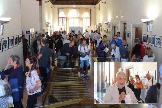 L'inaugurazione della mostra