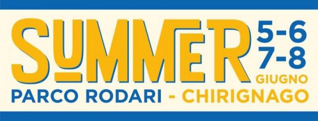 Grafica con titolo e date dell'evento